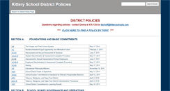 Desktop Screenshot of policies.kitteryschools.com