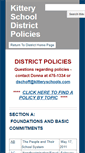 Mobile Screenshot of policies.kitteryschools.com